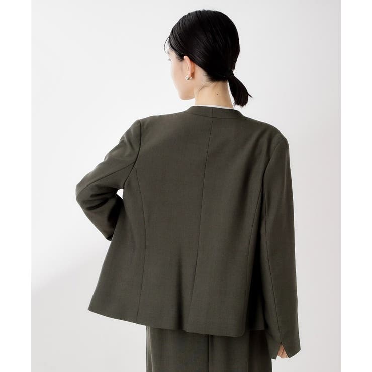 ビジネスノーカラージャケット【セットアップ可/洗える】/CAVIANシリーズ | THE SHOP TK | 詳細画像10 