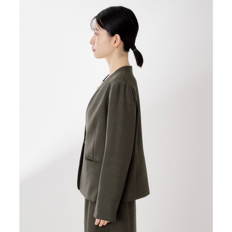 ビジネスノーカラージャケット【セットアップ可/洗える】/CAVIANシリーズ | THE SHOP TK | 詳細画像14 