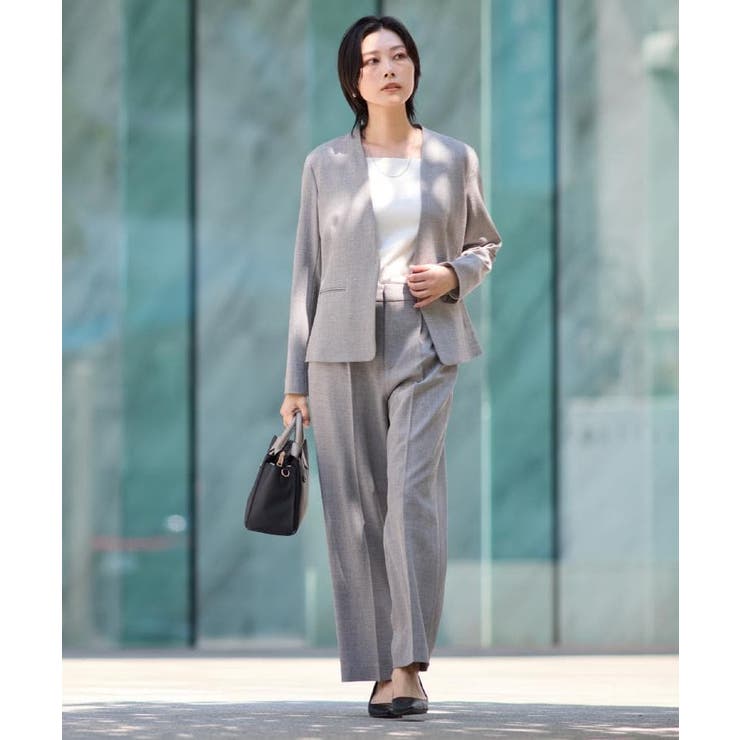 ビジネスノーカラージャケット【セットアップ可/洗える】/CAVIANシリーズ | THE SHOP TK | 詳細画像3 