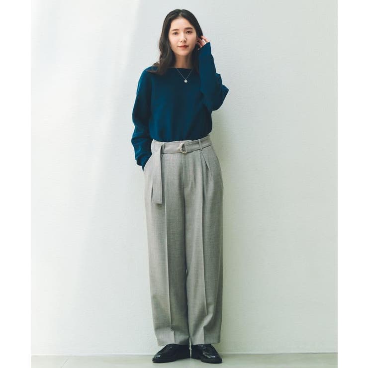 ベルト付バレルパンツ【セットアップ可】/CAVIANシリーズ | THE SHOP TK | 詳細画像1 