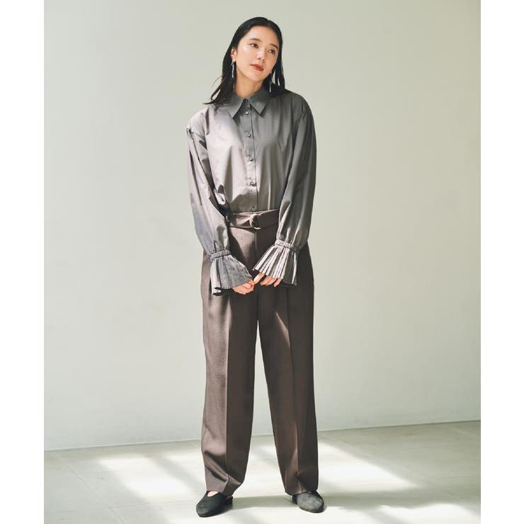ベルト付バレルパンツ【セットアップ可】/CAVIANシリーズ | THE SHOP TK | 詳細画像8 