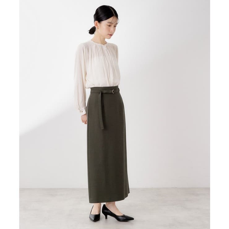 ベルト付ナロースカート【セットアップ可】/CAVIANシリーズ | THE SHOP TK | 詳細画像13 