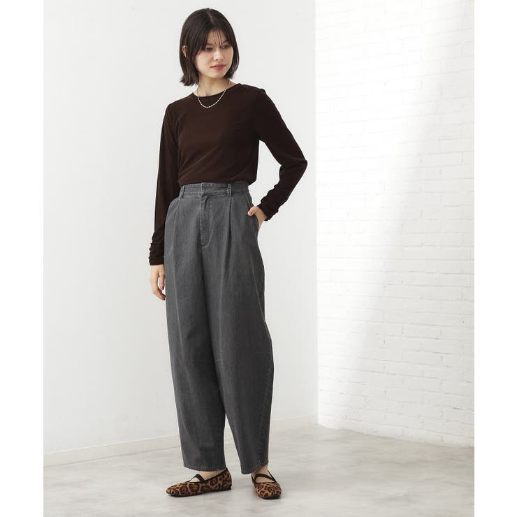 【程よいシアー感】ベロア袖クシュプルオーバー | THE SHOP TK | 詳細画像11 