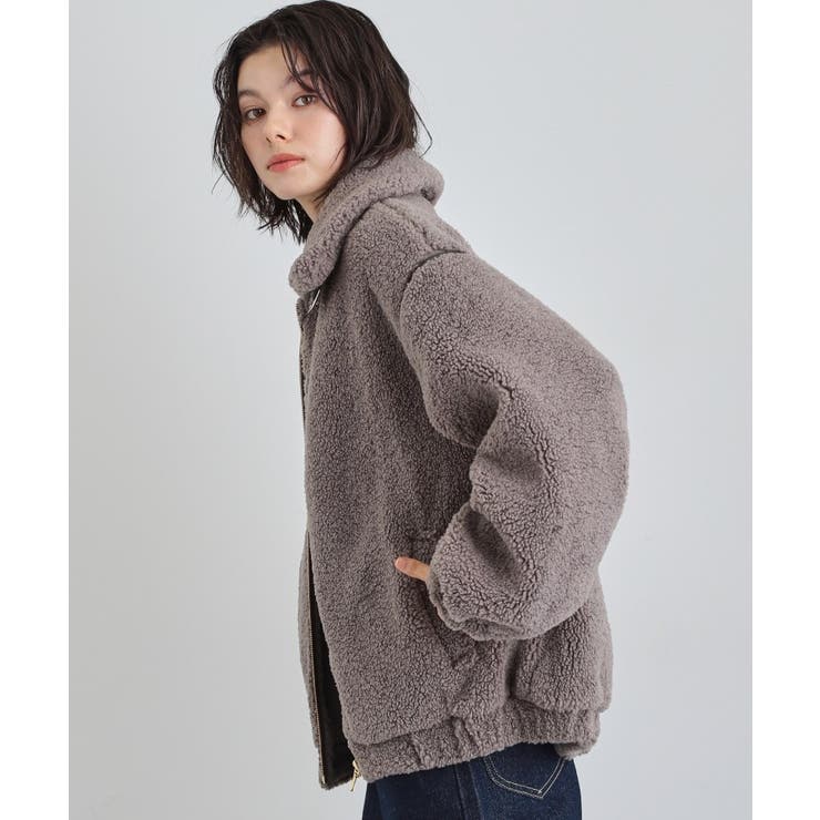 マシュマロタッチ ボアボンバージャケット | THE SHOP TK | 詳細画像1 