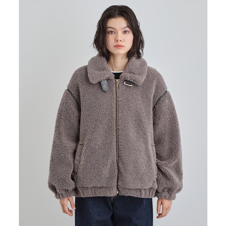 マシュマロタッチ ボアボンバージャケット | THE SHOP TK | 詳細画像9 