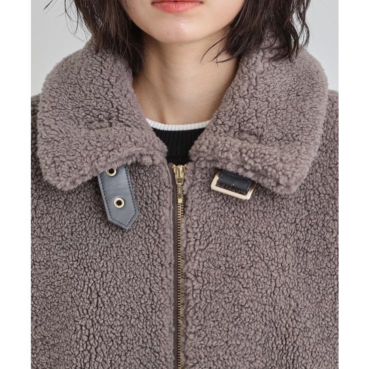 マシュマロタッチ ボアボンバージャケット | THE SHOP TK | 詳細画像14 