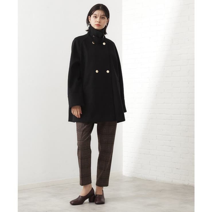 クラシカルな装い ウールライクスタンドカラーコート | THE SHOP TK | 詳細画像29 
