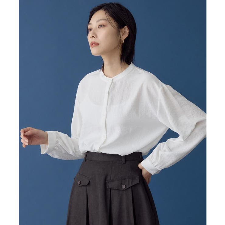 【春まで着られる】ニットベスト＆ブラウスセット/洗濯機OK | THE SHOP TK | 詳細画像7 