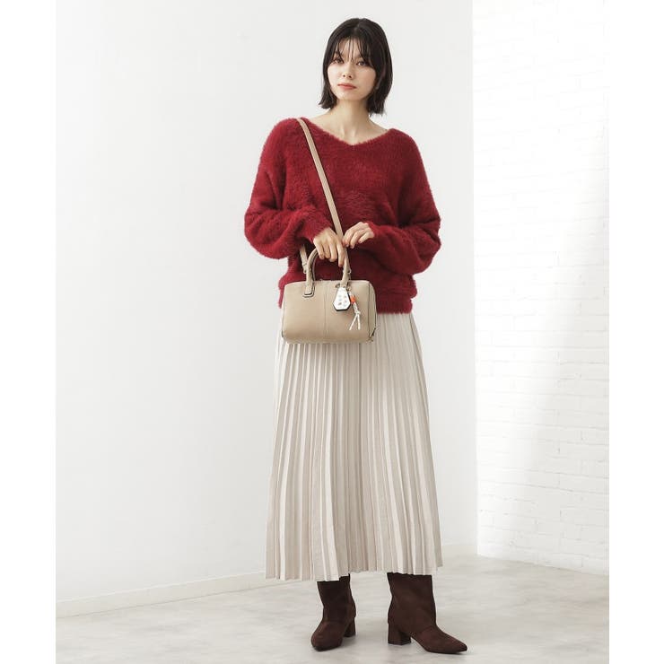 チャーム付きスエードミニボストンバッグ | THE SHOP TK | 詳細画像5 