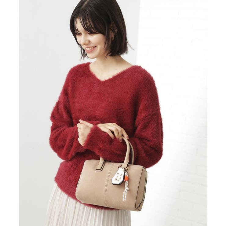 チャーム付きスエードミニボストンバッグ | THE SHOP TK | 詳細画像4 