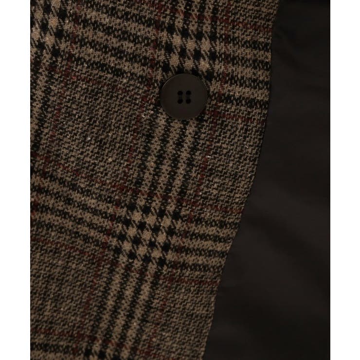 【洗えるアウター】ヘリンボーン＆チェック柄ジャケット | THE SHOP TK | 詳細画像4 