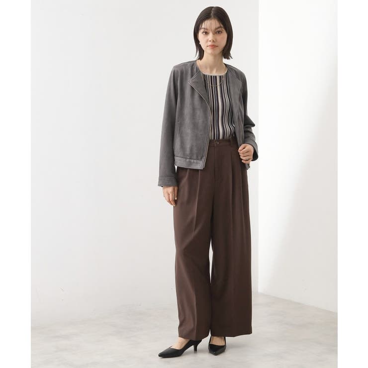 スエードライク ライダースジャケット | THE SHOP TK | 詳細画像3 