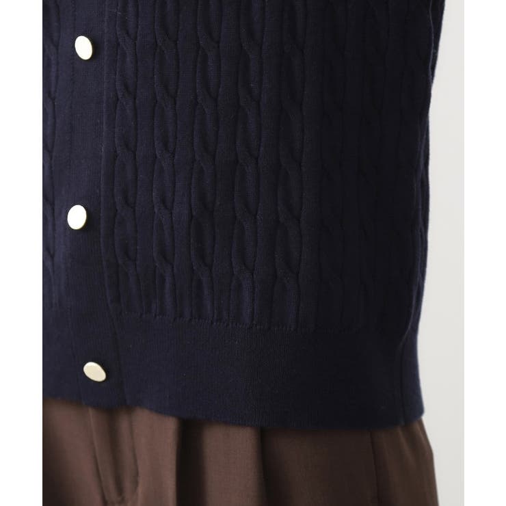 【着るだけでコーデ完成】シャツレイヤード風 ケーブルニット | THE SHOP TK | 詳細画像18 