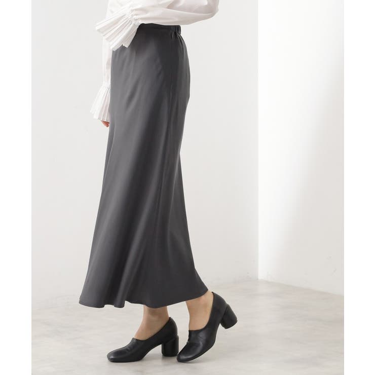 サテンAラインスカート【洗える】 | THE SHOP TK | 詳細画像14 