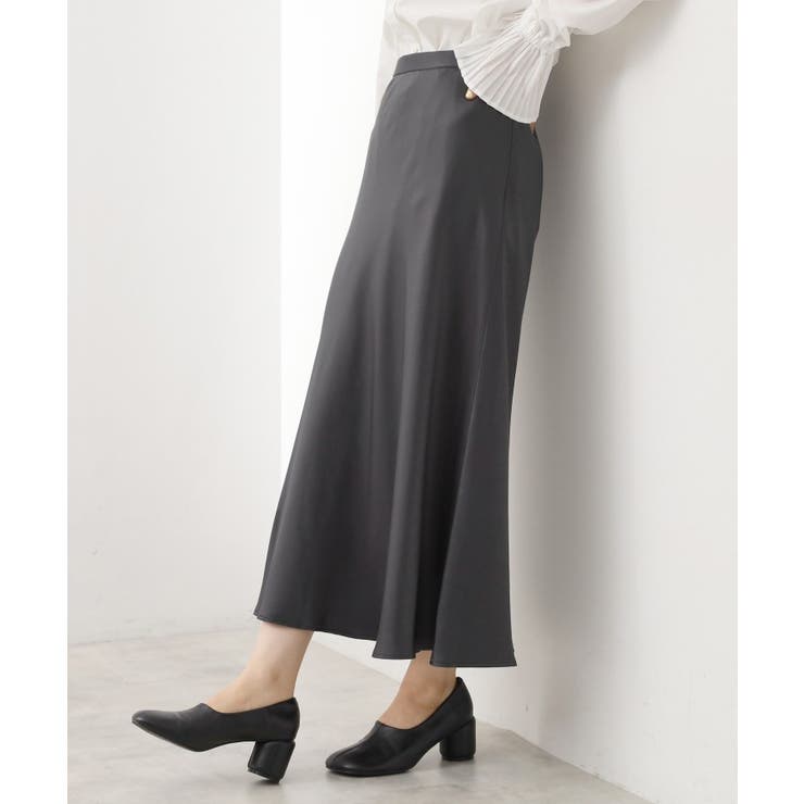 サテンAラインスカート【洗える】 | THE SHOP TK | 詳細画像15 