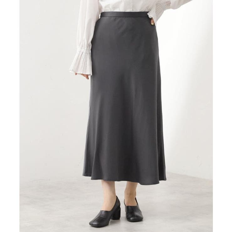 サテンAラインスカート【洗える】 | THE SHOP TK | 詳細画像13 