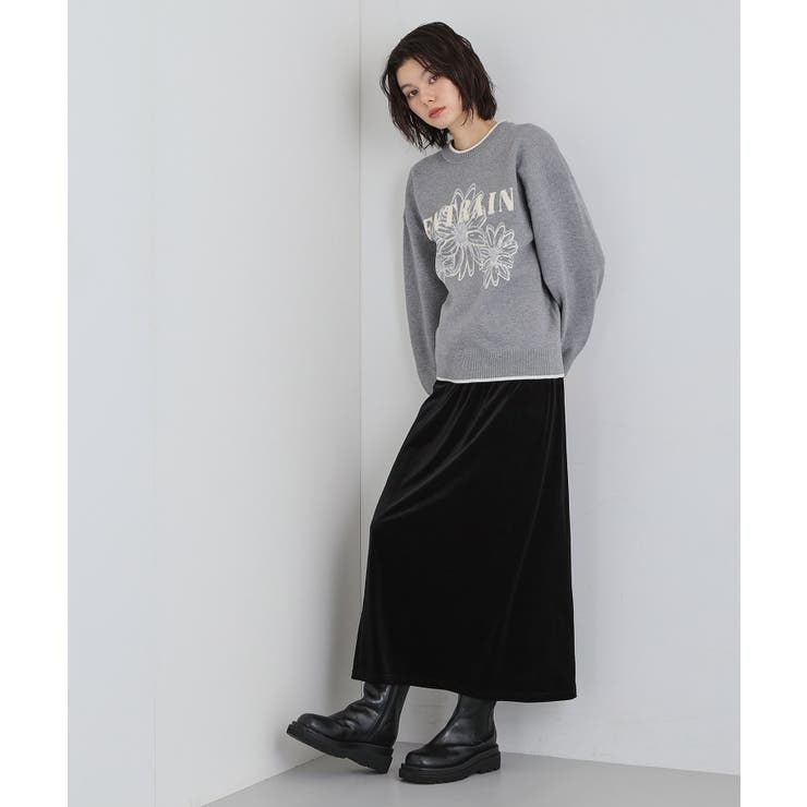 花柄ラメジャカードニット | THE SHOP TK | 詳細画像3 