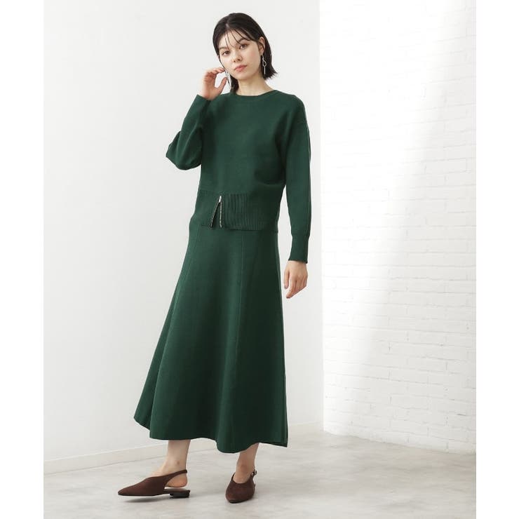 グリーン(023) | 【前後2WAY】ニットセットアップ | THE SHOP TK