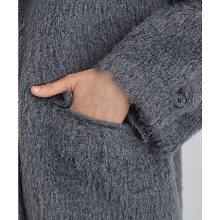 纏うだけで大人上品 シャギーチェスターハーフコート | THE SHOP TK | 詳細画像14 
