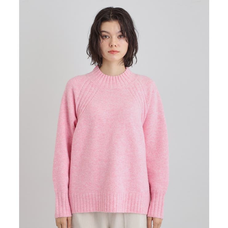 ふんわり柔らかきれい色 ウール混ハイネックニット | THE SHOP TK | 詳細画像17 