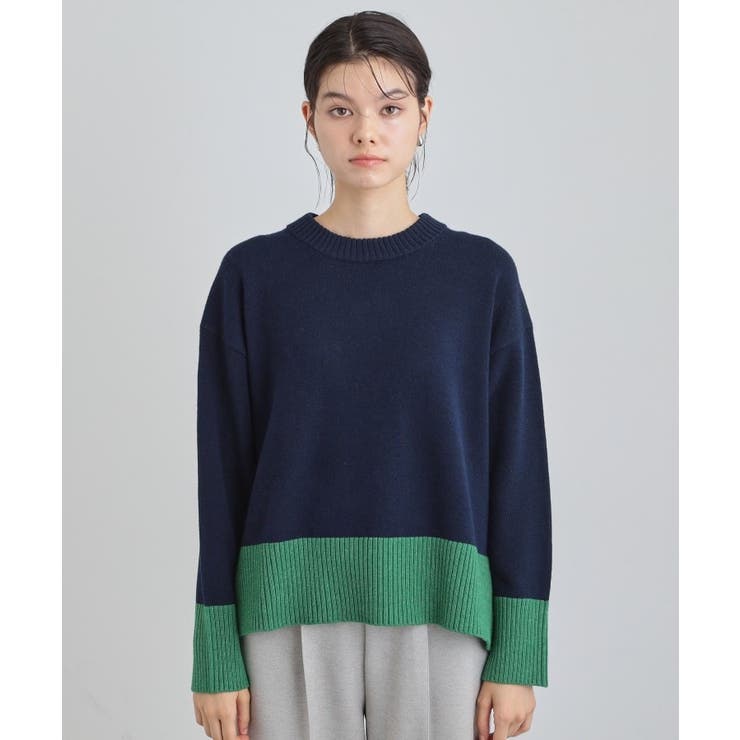 インしないで着られる カラーブロックニット | THE SHOP TK | 詳細画像13 