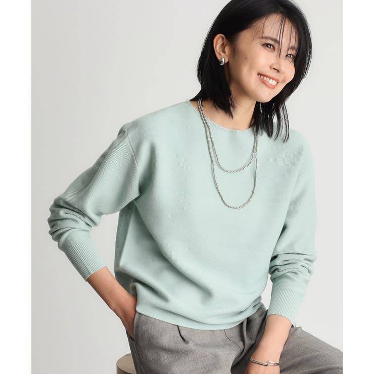 【毛玉になりにくい/蓄熱性】春色_美人ガーターニット/洗える/体形カバー | THE SHOP TK | 詳細画像34 