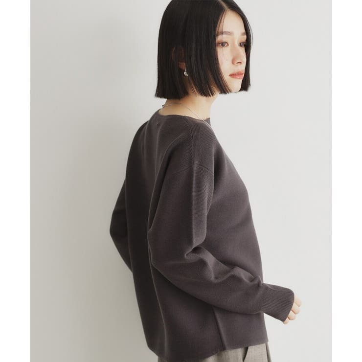 【毛玉になりにくい/蓄熱性】春色_美人ガーターニット/洗える/体形カバー | THE SHOP TK | 詳細画像2 