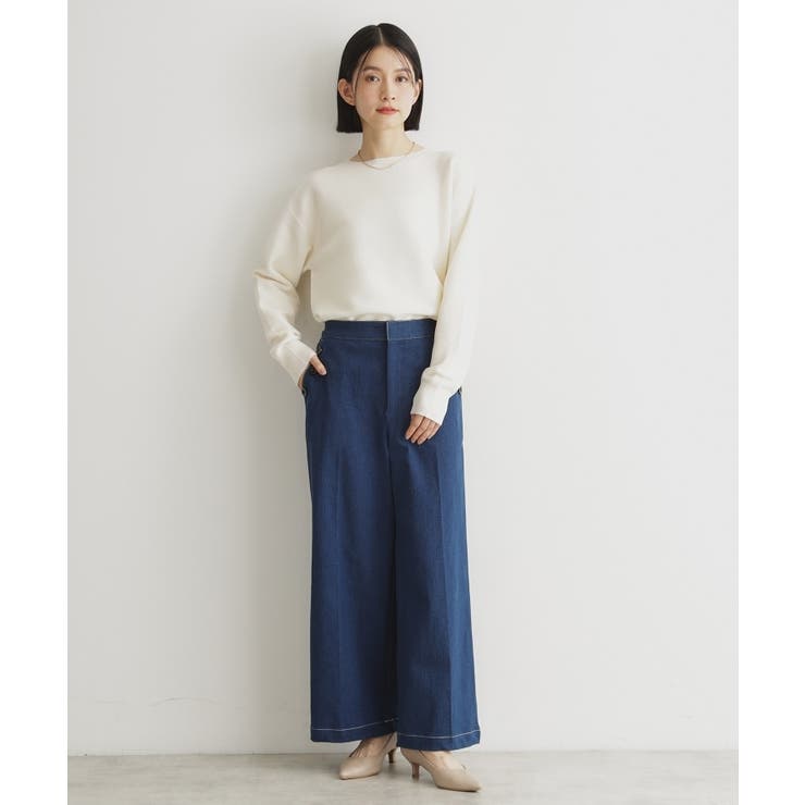 【毛玉になりにくい/蓄熱性】春色_美人ガーターニット/洗える/体形カバー | THE SHOP TK | 詳細画像17 