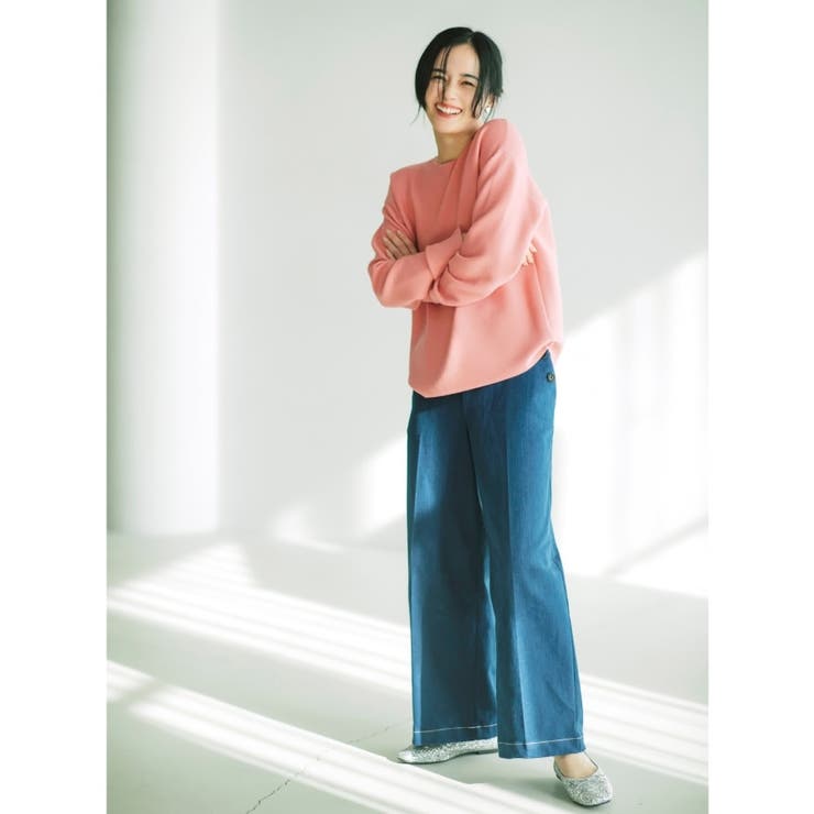 【毛玉になりにくい/蓄熱性】春色_美人ガーターニット/洗える/体形カバー | THE SHOP TK | 詳細画像11 