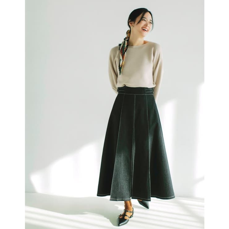 【毛玉になりにくい/蓄熱性】春色_美人ガーターニット/洗える/体形カバー | THE SHOP TK | 詳細画像13 