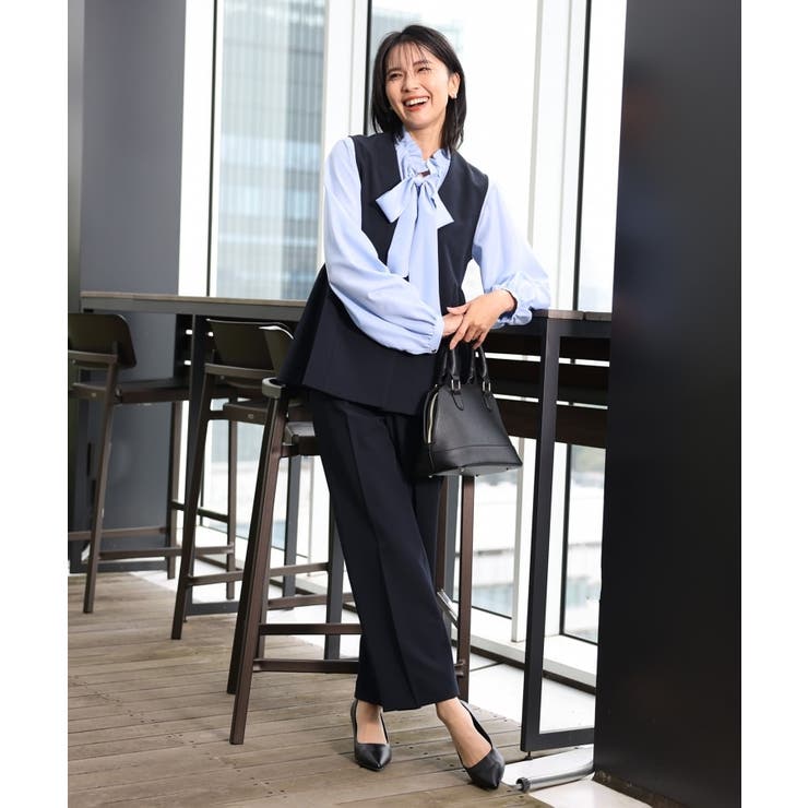 【汚れ＆シワが付きにくい/セレモニー/通勤】ダブルクロスジレ/洗濯機OK | THE SHOP TK | 詳細画像22 