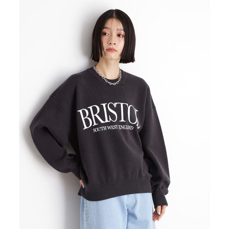 スウェットライクロゴニット[品番：WRDW0214159]｜THE SHOP TK