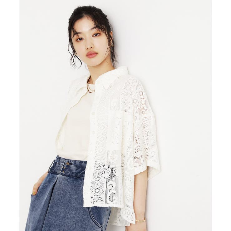 総レースシャツ【洗える】 | THE SHOP TK | 詳細画像9 