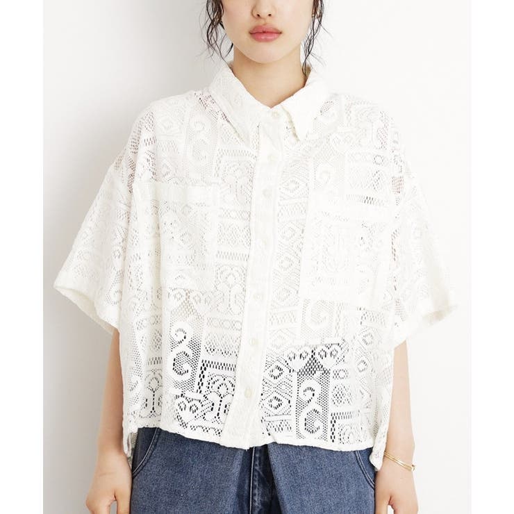 総レースシャツ【洗える】 | THE SHOP TK | 詳細画像13 