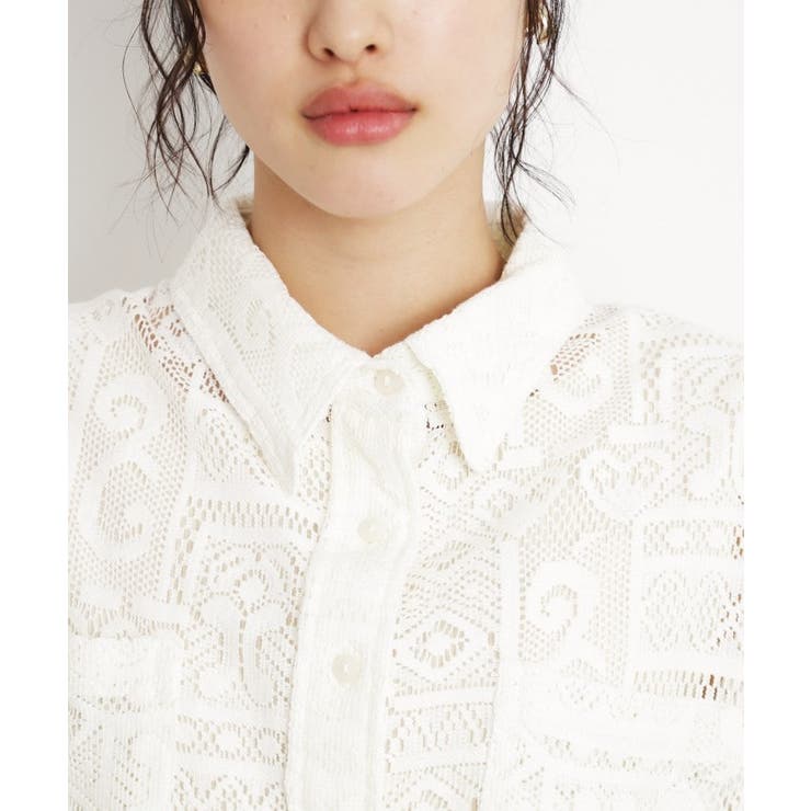 総レースシャツ【洗える】 | THE SHOP TK | 詳細画像16 