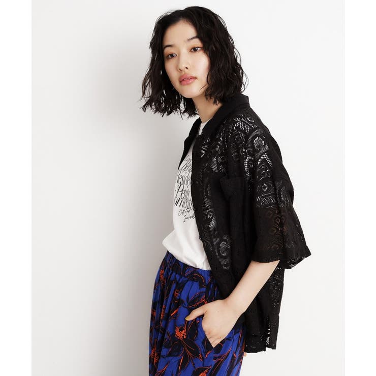 総レースシャツ【洗える】 | THE SHOP TK | 詳細画像4 