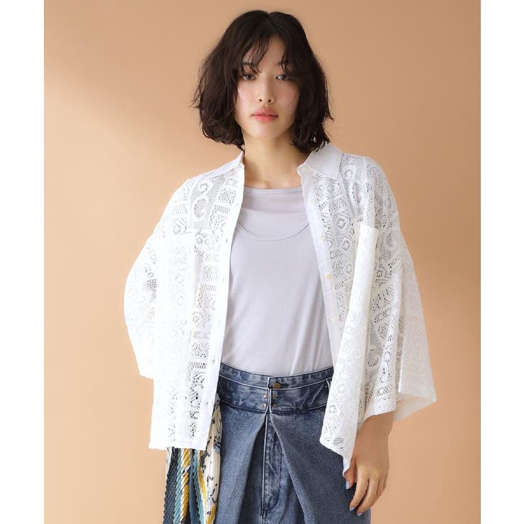 総レースシャツ【洗える】 | THE SHOP TK | 詳細画像2 