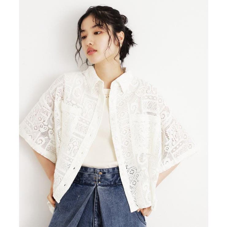 総レースシャツ【洗える】 | THE SHOP TK | 詳細画像8 