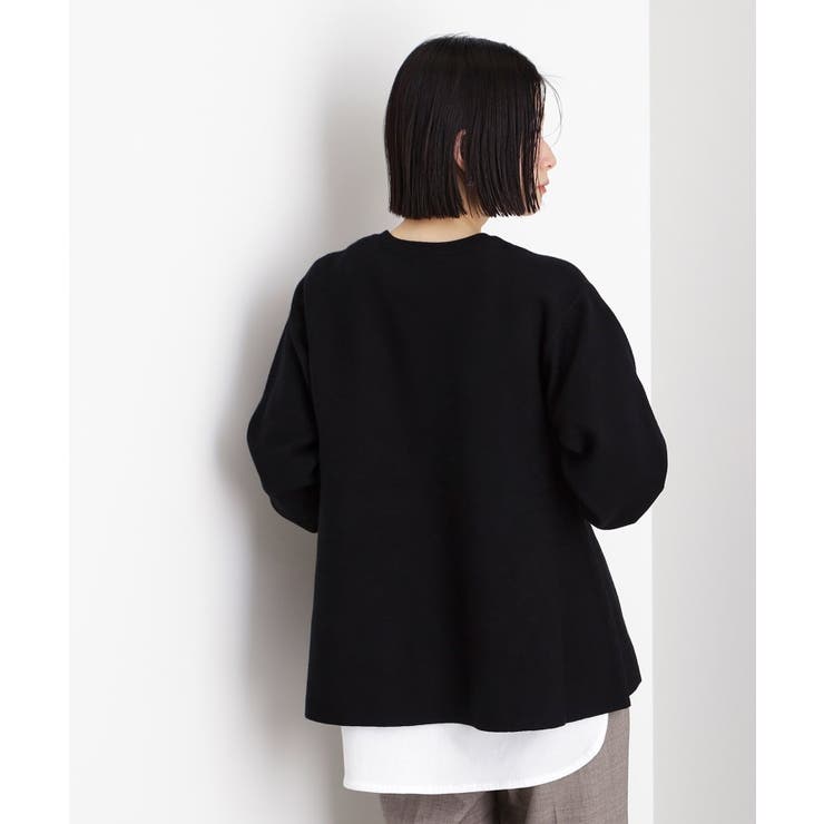 【体形カバー】総針ペプラムニット/洗える | THE SHOP TK | 詳細画像10 