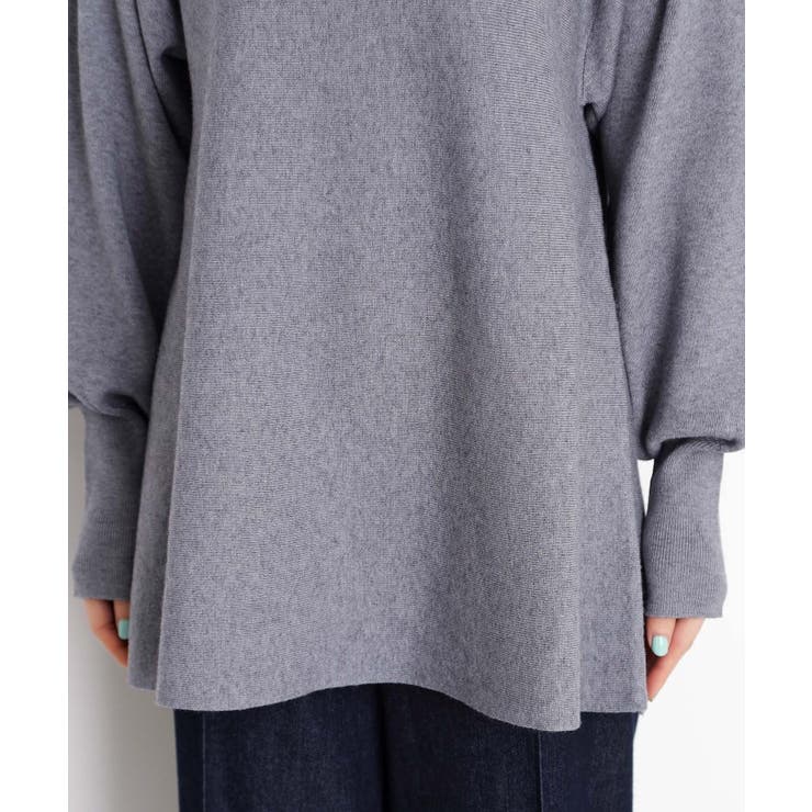 【体形カバー】総針ペプラムニット/洗える | THE SHOP TK | 詳細画像18 