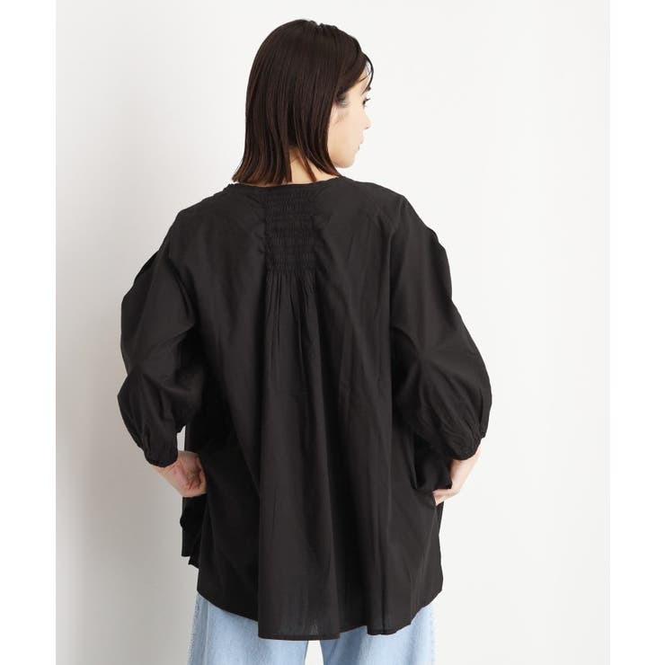 コットンシャーリングブラウス【洗える】 | THE SHOP TK | 詳細画像6 