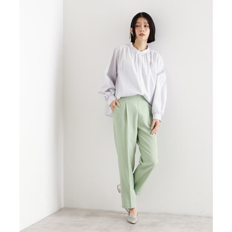 ラメストライプラグランシャツ【洗える】 | THE SHOP TK | 詳細画像2 