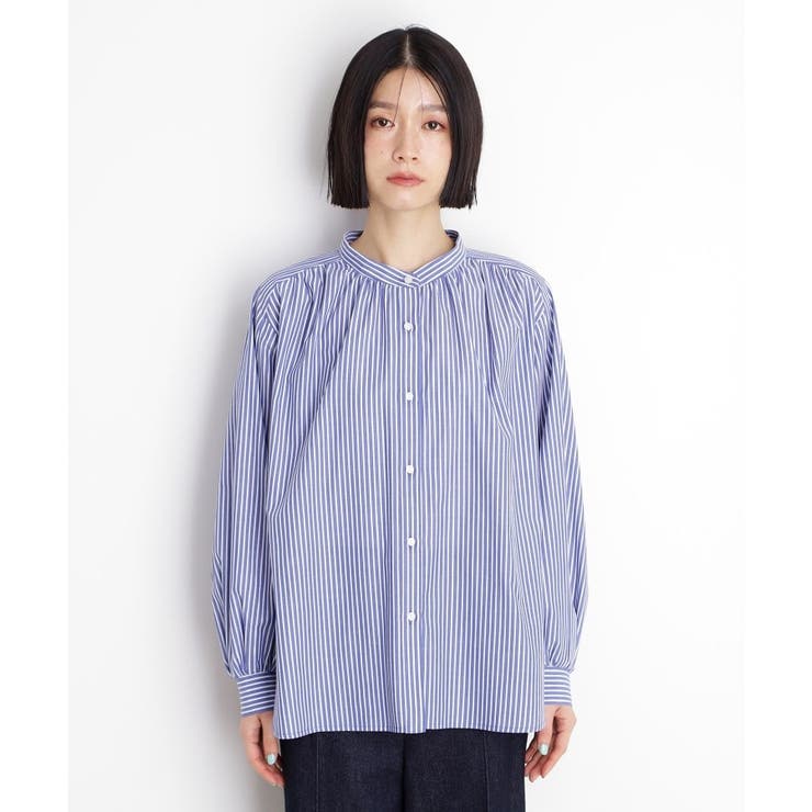 ラメストライプラグランシャツ【洗える】 | THE SHOP TK | 詳細画像9 