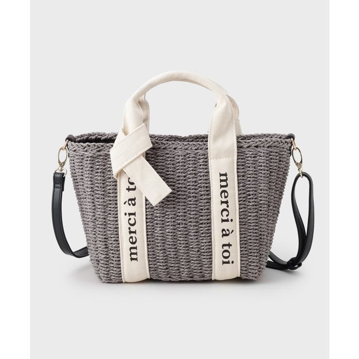 チャコールグレー(514) | ロゴ雑材バッグ | THE SHOP TK