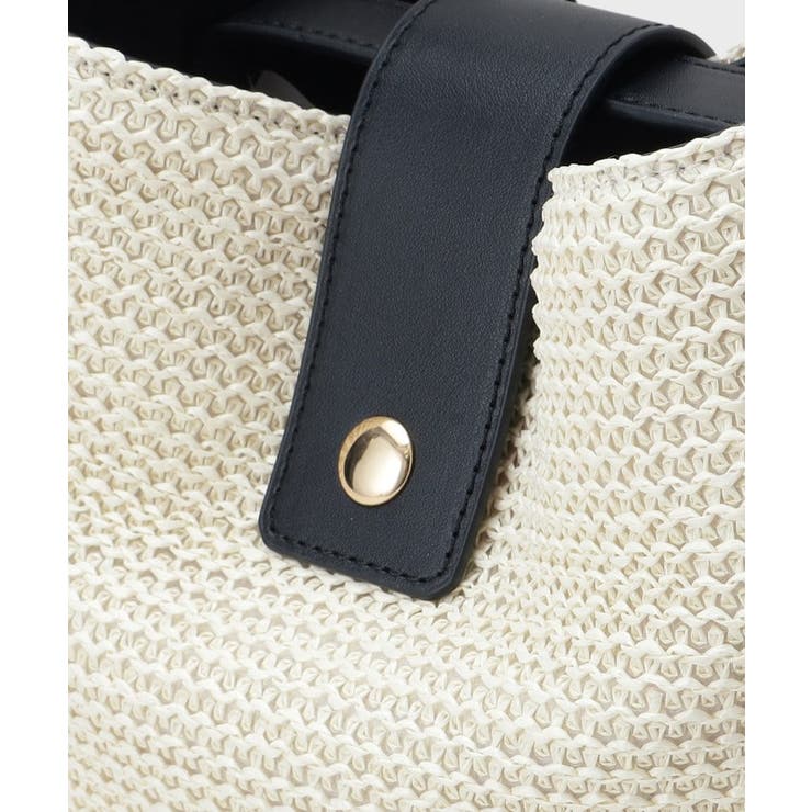 合皮×雑材コンビバック【ロゴベルト付】 | THE SHOP TK | 詳細画像8 