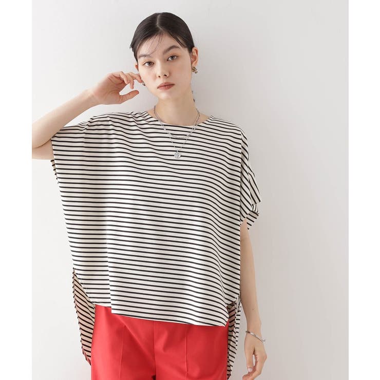 アイボリー(304) | ポンチボリュームプルオーバー【体型カバー/洗える/シワになりにくい】 | THE SHOP TK