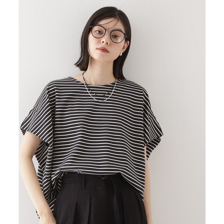 ネイビー(394) | ポンチボリュームプルオーバー【体型カバー/洗える/シワになりにくい】 | THE SHOP TK