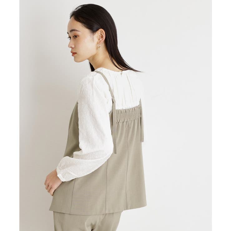 麻調キャミビスチェ【洗濯機OK】 | THE SHOP TK | 詳細画像15 