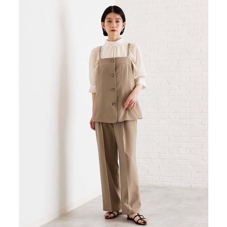 麻調キャミビスチェ【洗濯機OK】 | THE SHOP TK | 詳細画像3 