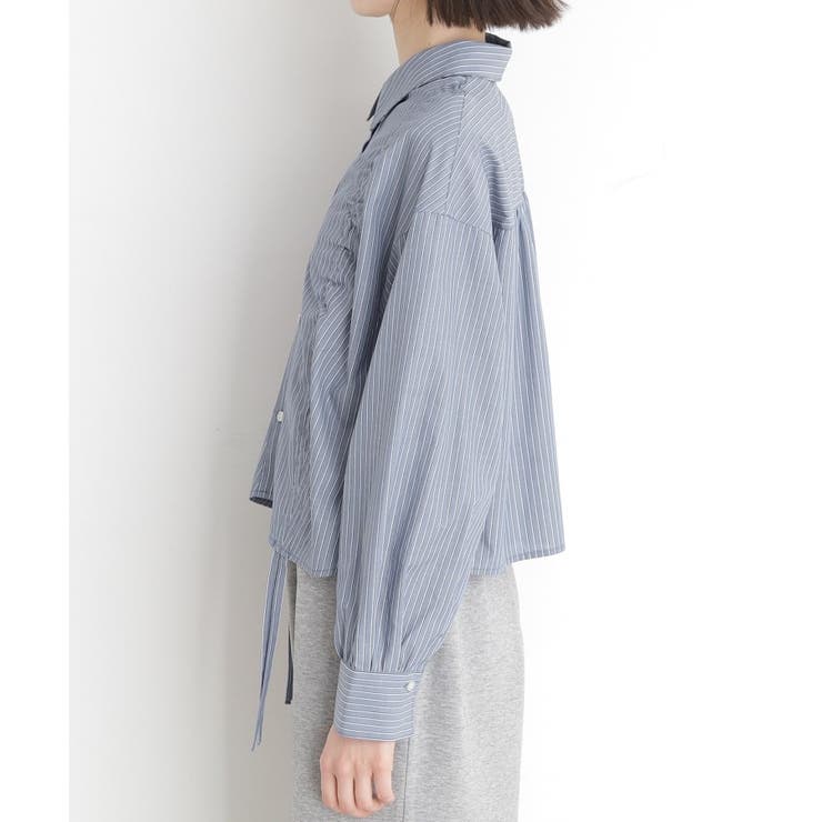 リボンギャザーシャツ【洗濯機OK】 | THE SHOP TK | 詳細画像10 